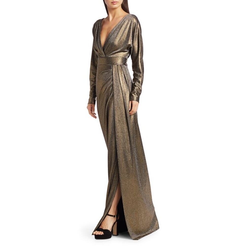 TERI JON BY RICKIE FREEMAN
Metallic Dolman Sleeve Gown